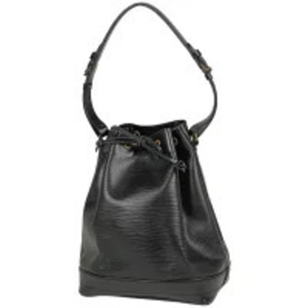 Louis Vuitton Noe Hobo Drawstring Shoulder Bag Epi Leather Noir Black